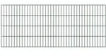 Doppelstab-gittermatte, Verz.gr&uuml;n, Bxh2000x800mm, Draht-&oslash;6/5/6, Masche50x200mm -