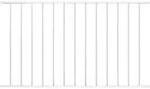 Vidaxl Fence Panel "woerden" Powder-coated Steel 1,7x1 M White