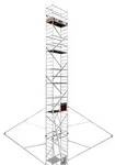 Rollfix 2.0 1000, Arbeitsh&ouml;he 10m, Mit Fu&szlig;platten & Dreieckausleger