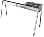 Grillspie&szlig;e Aus Edelstahl Milano 100 + 40 Grillschott-kit