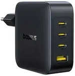 3x Usb-c/usb-a Gan 140w Wandladeger&auml;t &ndash; Schwarz