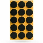 Filzgleiter &Oslash; 28 X 3 Mm Selbstklebend Schwarz