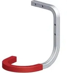 Alfer Wand- Und Decken-fahrradhaken, Gummiert 150 X 150 X 120 Mm Rot Gummie