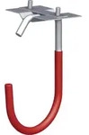 Alfer - Fahrradhaken Gummiert T 9 X H 12,5 Cm, Verzinkt-rot Haken Fahrradhalter