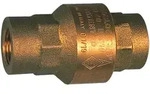 Riegler - R&uuml;ckschlagventil, Voller Durchgang, Messing, Rp 1 1/2, 20-50 Mbar