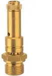 Sicherheitsventil Dn 8, Messing, G 1/4, Ansprechdruck 3,7 Bar - Riegler