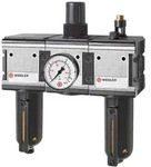 Riegler - Wartungseinheit 3-tlg. &raquo;multifix&laquo; Mit Metallbeh&auml;lter, Bg 4, G 3/4