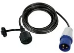 Kabel - Kupplung Auf Cee-stecker - 3 M - Schutzkontakt (deutsches System)