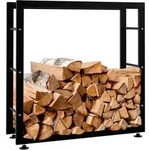 Clp - Kaminholzst&auml;nder Keri V2 Schwarz 25x80x80 Cm
