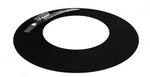Pellet-line Wandrosette Edelstahl Schwarz &Oslash; 80 Mm - Jeremias