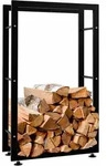 Kaminholzst&auml;nder Keri V2 Schwarz 25x60x100 Cm