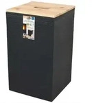 Quadratischer Holzgranulatspeicher 36 Liter - Eda