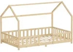 Ml-design Kinderbett Hausbett 120x200 Cm Mit Rausfallschutz, Dach & Lattenrost,