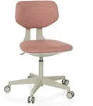 Kinderschreibtischstuhl / Kinderstuhl Kid Classic Stoff Rosa Hjh Office