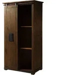 Schrank Mango 100x60x190 Braun Lackiert Railway 416