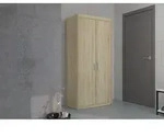 K&uuml;chen Preisbombe - Elena 2-t&uuml;rig Kleiderschrank Dreht&uuml;renschrank...