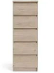 Nada Kommode 5 Schubladen Hickory-dekor.