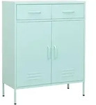 Lagerschrank Minzgr&uuml;n 80x35x101,5 Cm Stahl - Vidaxl