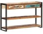 Sideboard 120x30x75 Cm Recyceltes Massivholz Vidaxl