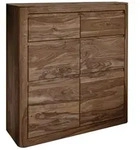 Kommode Sheesham 100x37x111 Smoked Cherry Gebeizt Toronto 138