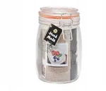 Patentiertes Glas-k&uuml;chengef&auml;&szlig; Mit Clipverschluss, 1 L