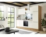 K&uuml;che K&uuml;chenzeile K&uuml;chenblock Marleen Premium 280 Cm Wei&szlig; Artisan Eiche Respekta