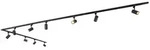 Modernes 1-phasen-schienensystem Mit 10 Spots Schwarz - Jeana