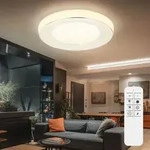 Etc-shop - Led Deckenleuchte Dimmbar Mit Fernbedienung Deckenlampe Led Wohnzimmer