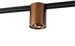Moderner 1-phasiger Schienenstrahler Dunkelbronze - Iconic Rondoo Up