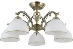 Italux Feneza Stilvolle 5-licht-multi-arm-halbb&uuml;ndig-deckenlampe, E27