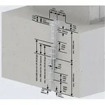 Euroline Steigleiter Aluminium Blank Sh 15,96m Pg1