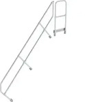 G&uuml;nzburger Steigtechnik - Zweiter Handlauf F&uuml;r Treppe Mit Plattform 45&deg; Mit 10