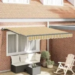 Ausziehbare Markise Mehrfarbig 300 X 250 Cm Vidaxl