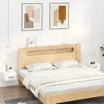 Vidaxl Wall-mounted Bedside Cabinets 2 Pcs White 35x35x20 Cm