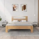 Nachttische 2 Stk. Betongrau 50x46x50 Cm Holzwerkstoff Vidaxl