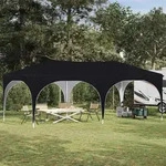 Vidaxl Pop-up Party Tent 575 X 288 X 245 Cm Anthracite Oxford Fabric