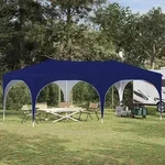 Vidaxl Pop-up Party Tent 575 X 288 X 245 Cm Blue Oxford Fabric