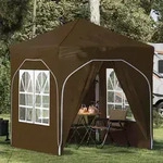 Vidaxl Pop-up Party Tent 192 X 192 X 245 Cm Taupe