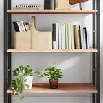 Wandregal 80x40x2 Cm Massivholz Eiche Unbehandelt Vidaxl