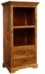 Massivmoebel24 - Regal Akazie 68x44x140 Honig Lackiert Oxford 01010