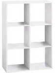 5five Simply Smart - Regal Mit 6 F&auml;chern Mix N Modul Wei&szlig; - 5five