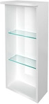 Fackelmann - Oxford Regal Oben 30cm - Wei&szlig; Hochglanz