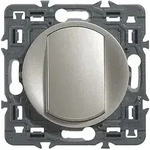 Legrand 099780 Drucktaster C&eacute;liane Soft 6a &ndash; Titan Mit Halterung