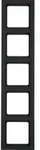 Berker Rahmen 5fach Schwarz Matt / Berker 10156095 Q.3 10156095