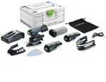 Festool Akku-deltaschleifer Dtsc 400 3,0 I-plus, Incl. 2x Akku 3 Ah,