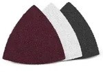 Fleece Schleifvliese, 93 Mm, F. Deltaschleifer, Faservlies (10 Stk.) Grob (ca. K 80)