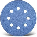 Blue Klett-schleifscheiben, 115 Mm, 8-loch, F. Exzenterschleifer, Zirkonkorund...