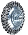 Pferd Kegelb&uuml;rste Gezopft Kbg &Oslash; 125 X 15 Mm M14 Stahl-draht-&oslash; 0,50 F&uuml;r
