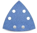 Blue Klett-schleifbl&auml;tter, 93 Mm, 6-loch, F. Deltaschleifer, Zirkonkorund (25 Stk.)