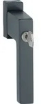 Hoppe - Fenstergriff Toulon Sperrzylinder Tbt, Vk 7x37 Mm, Schwarz Matt
